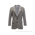 2021 Custom New Ladies Vintage Plaid Blazer Suit